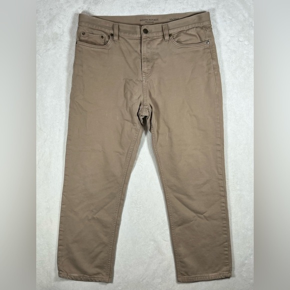 Banana Republic Other - Banana Republic Men's Traveller 35W 27L Khaki Chinos